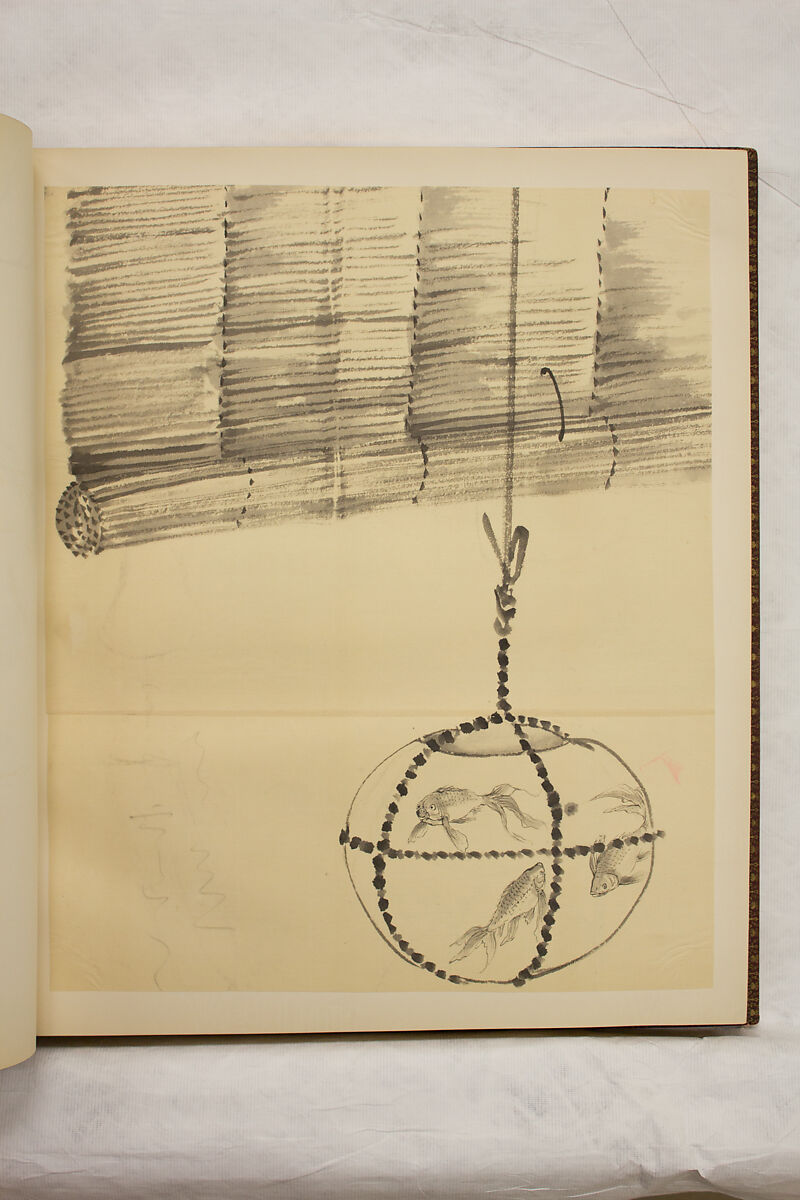 Album of Sketches and Drawings, Unidentified artist, Album; ink and color on paper, Japan