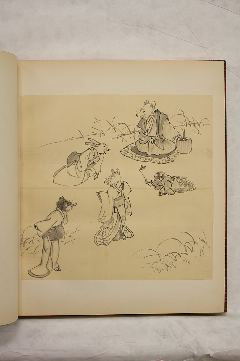 Album of Sketches and Drawings, Unidentified artist, Album; ink and color on paper, Japan