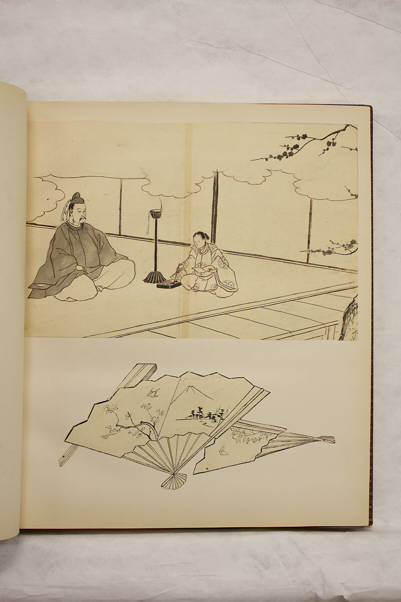 Album of Sketches and Drawings, Unidentified artist, Album; ink and color on paper, Japan