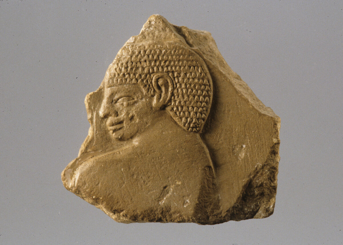 Relief, head, Limestone 