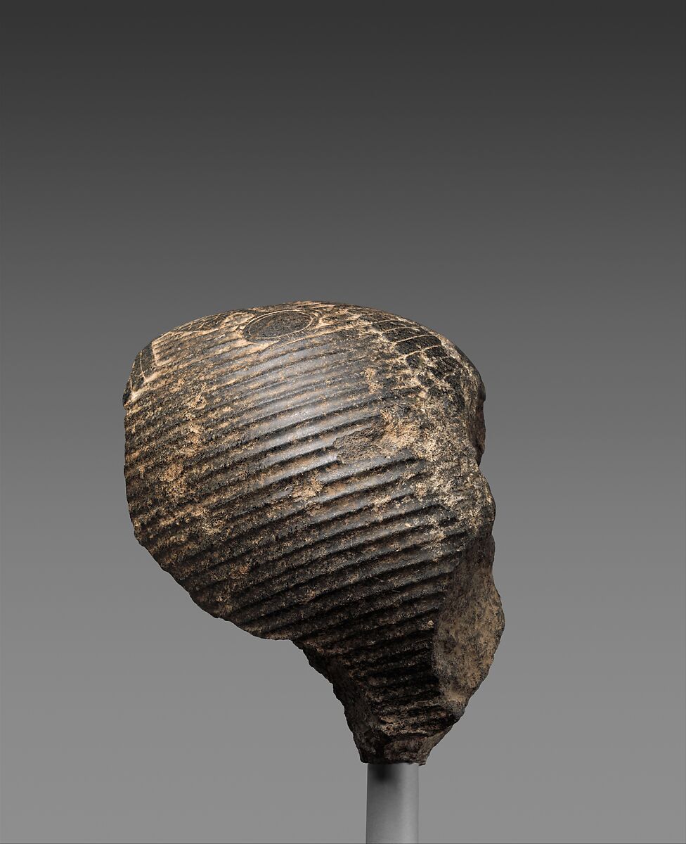 Fragment from the Head of a Queen's Statue, Granodiorite