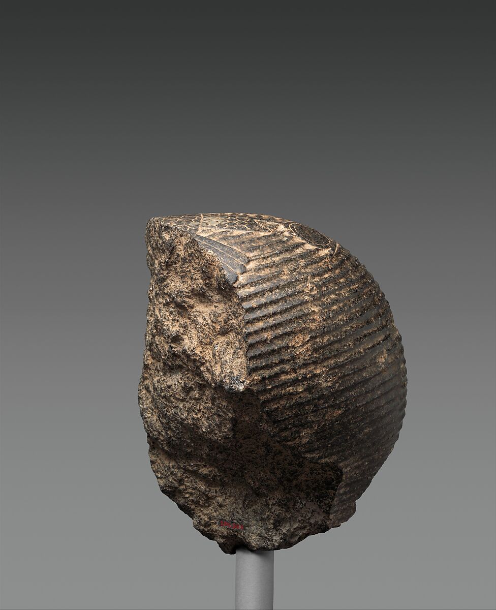 Fragment from the Head of a Queen's Statue, Granodiorite