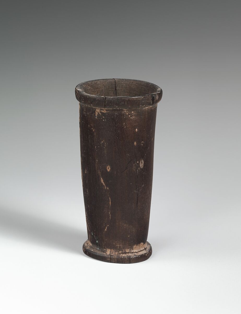 Cylindrical Vase, Wood 