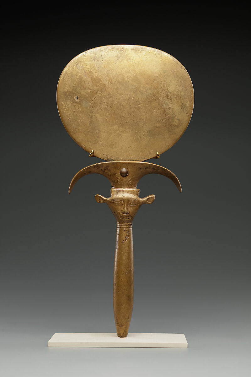 Mirror, Copper alloy, wood