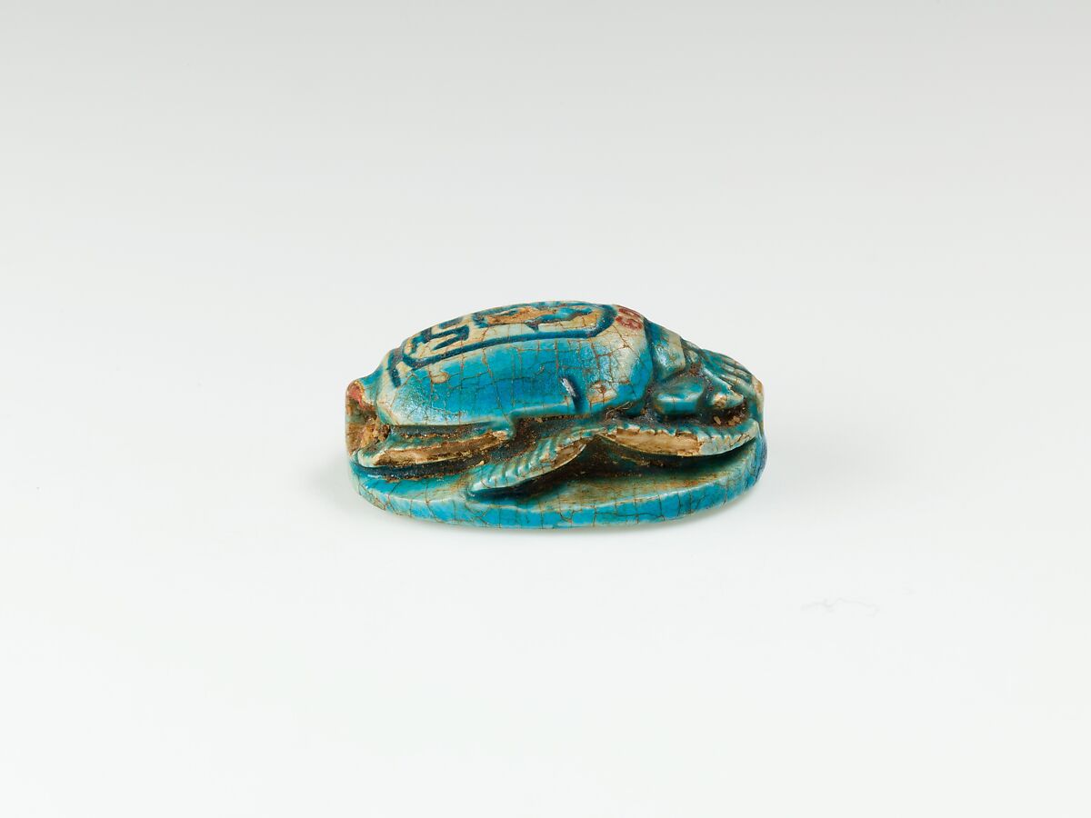Scarab of Ramesses II, Glazed steatite