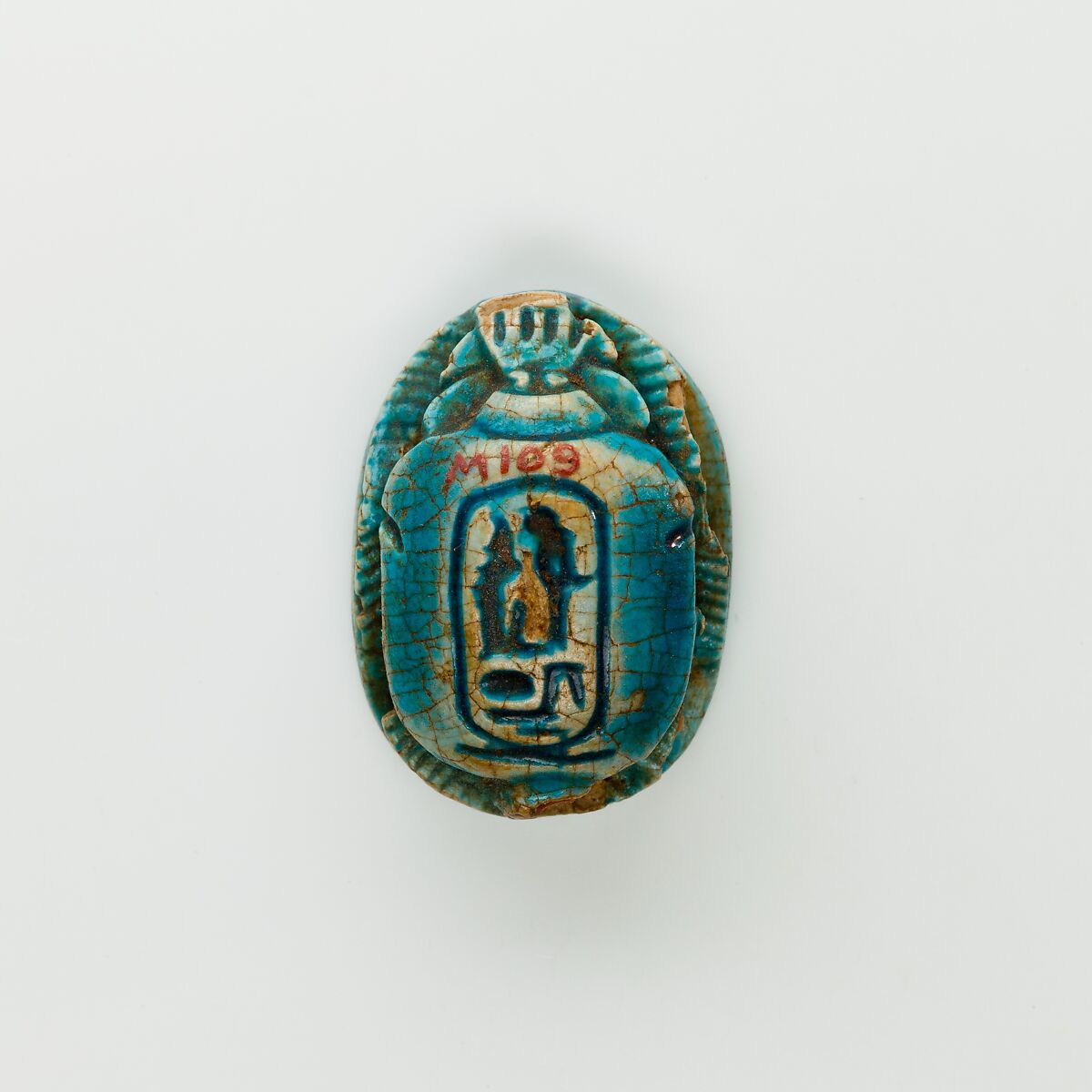 Scarab of Ramesses II, Glazed steatite