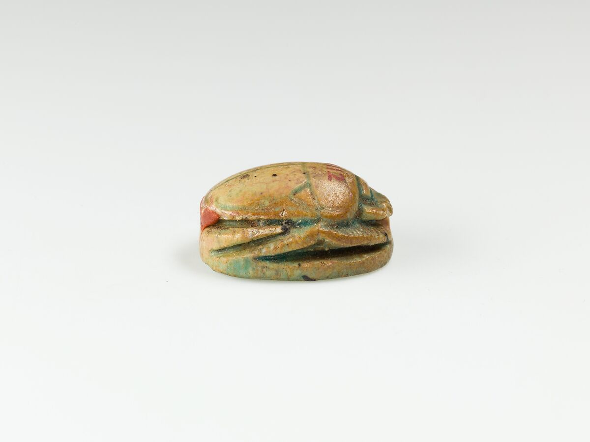 Scarab of Ramesses II, Glazed steatite