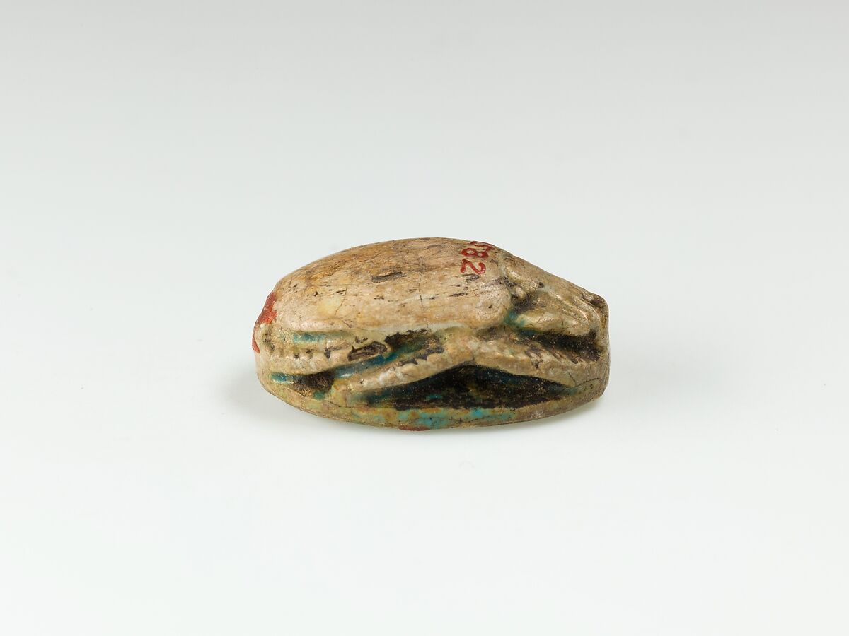 Scarab of Ramesses II, Glazed steatite