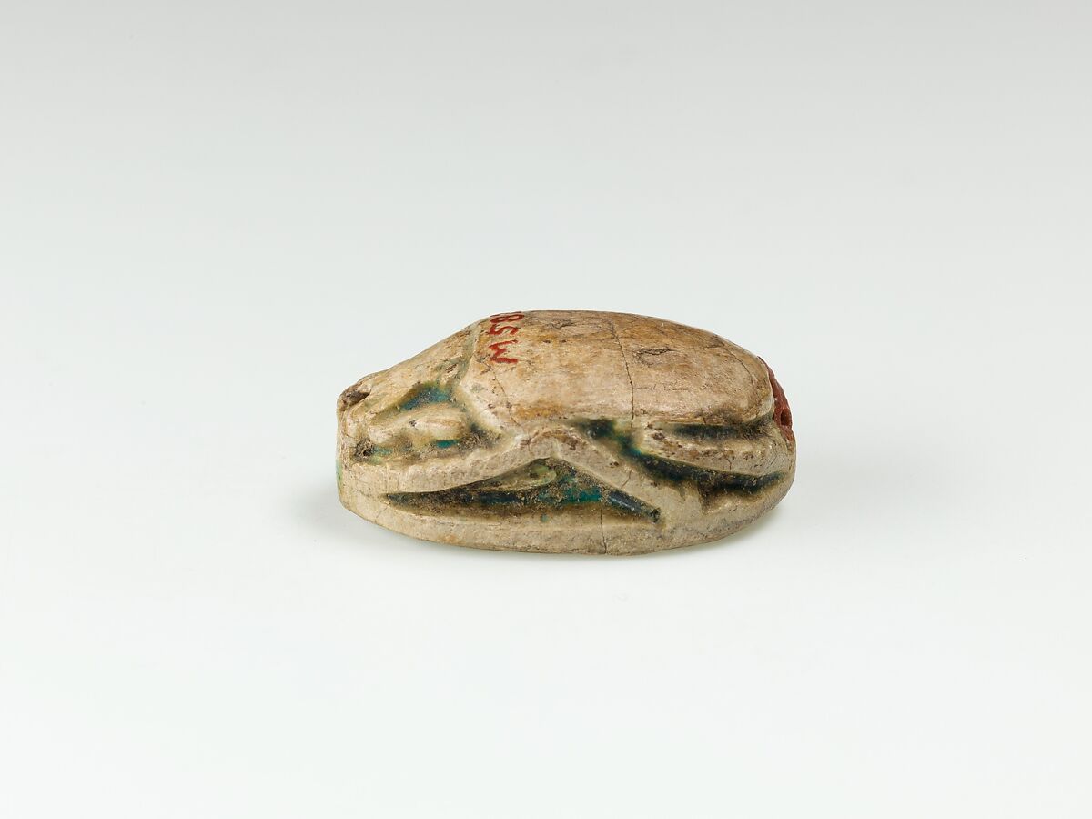 Scarab of Ramesses II, Glazed steatite