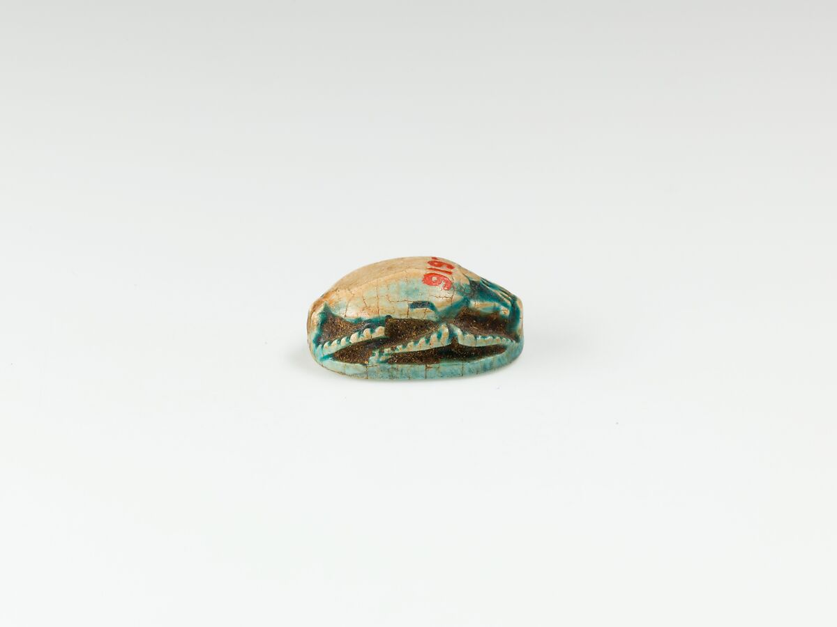 Scarab of Ramesses II, Glazed steatite