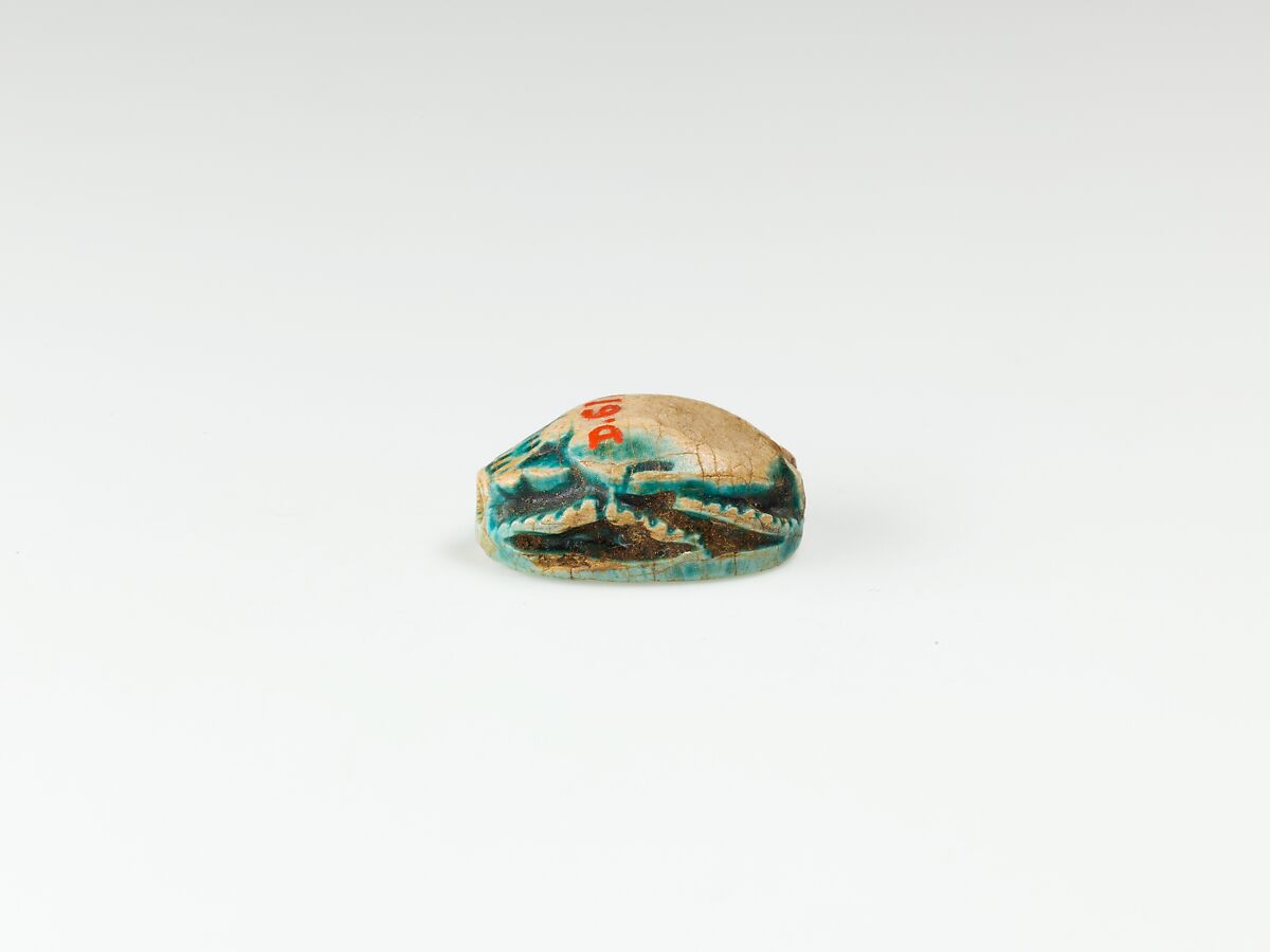 Scarab of Ramesses II, Glazed steatite
