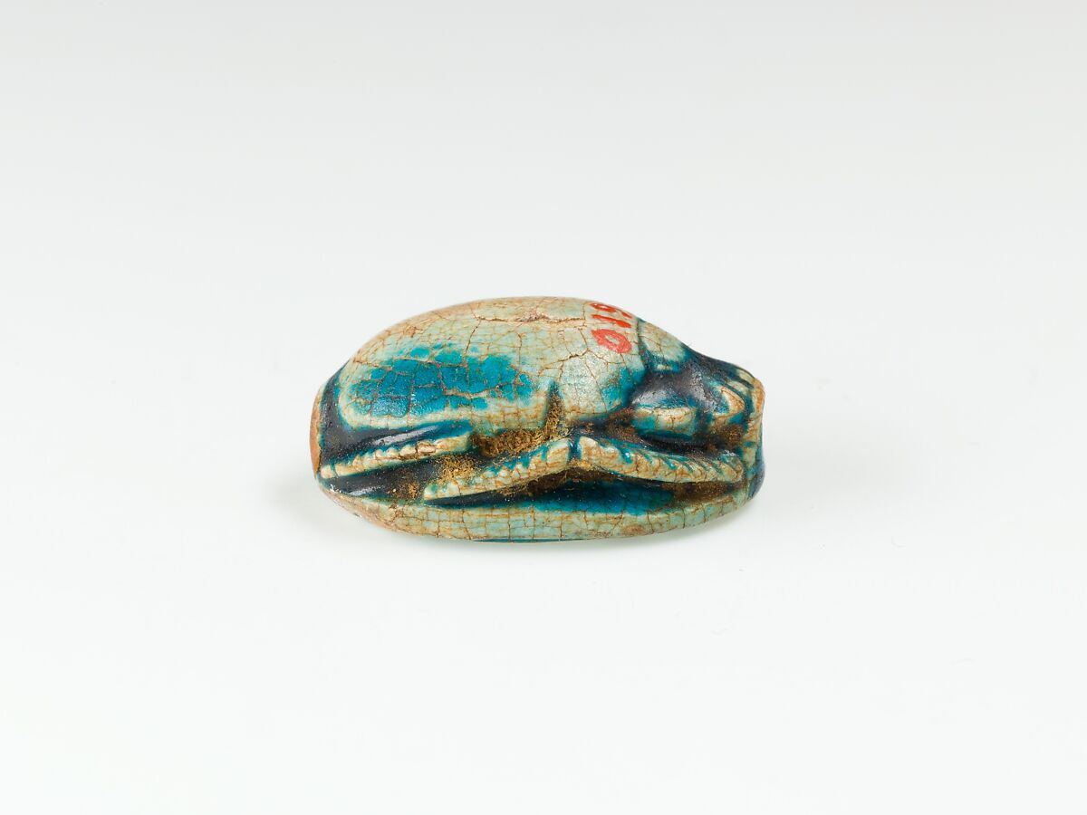 Scarab of Ramesses II, Glazed steatite