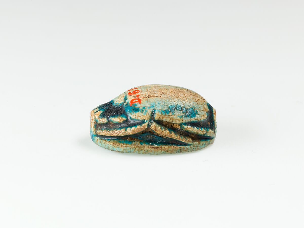 Scarab of Ramesses II, Glazed steatite