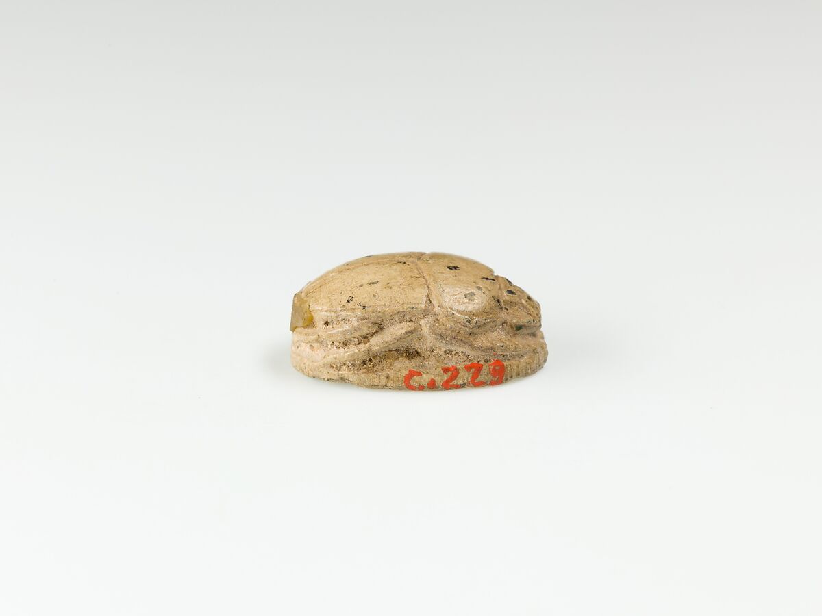 Scarab of Ramesses II, Glazed steatite