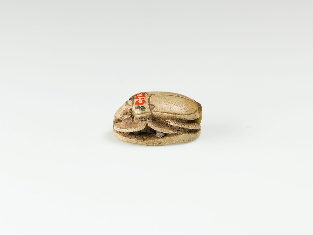 Scarab of Ramesses II, Glazed steatite
