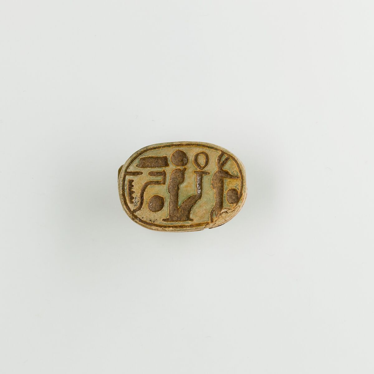 Scarab of Ramesses II, Glazed steatite 