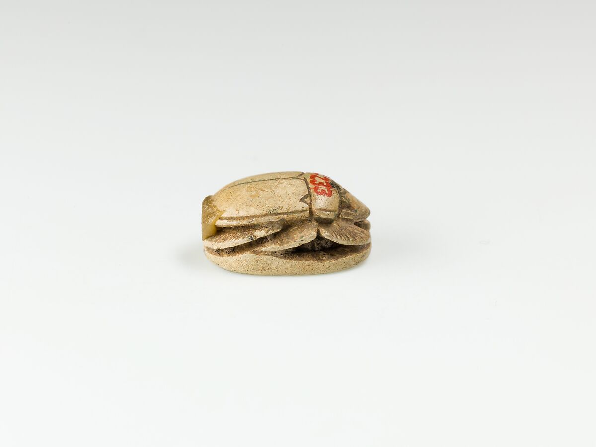 Scarab of Ramesses II, Glazed steatite