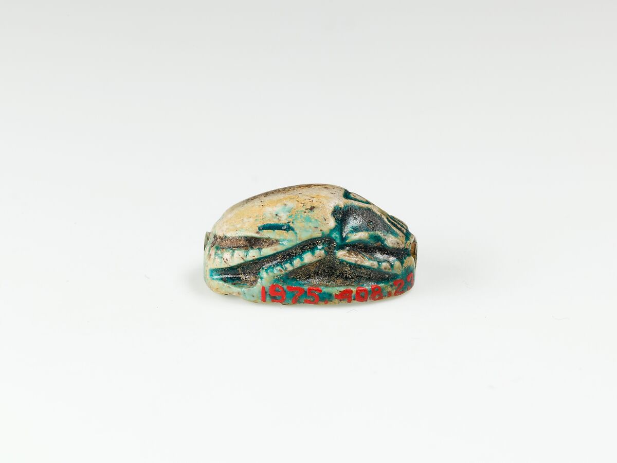 Scarab, Glazed steatite