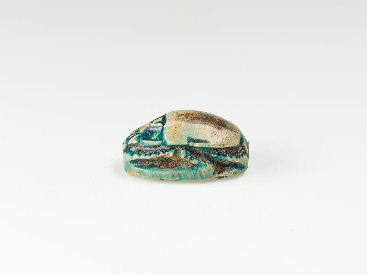 Scarab, Glazed steatite