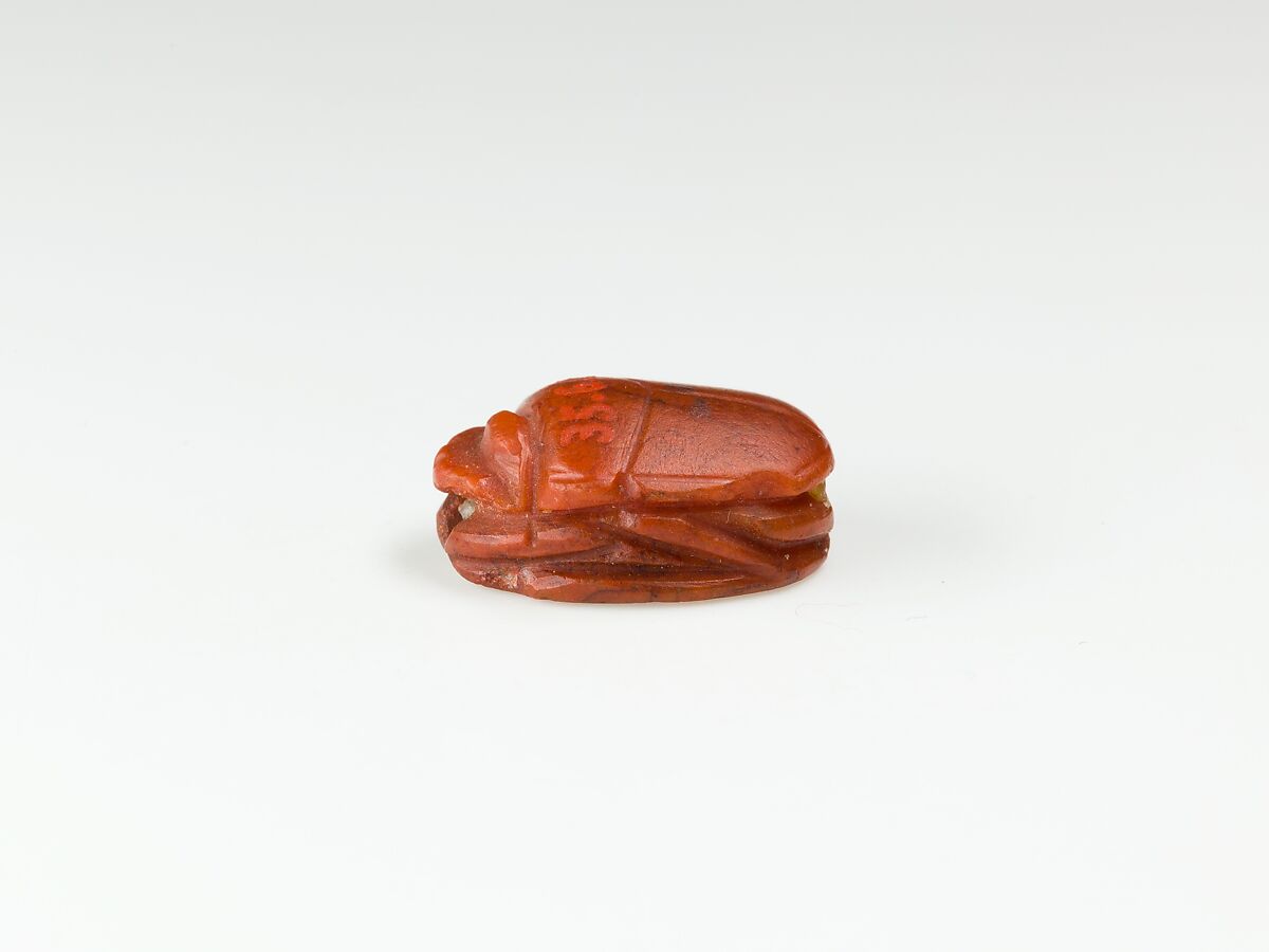 Scarab of Ramesses II, Red Jasper