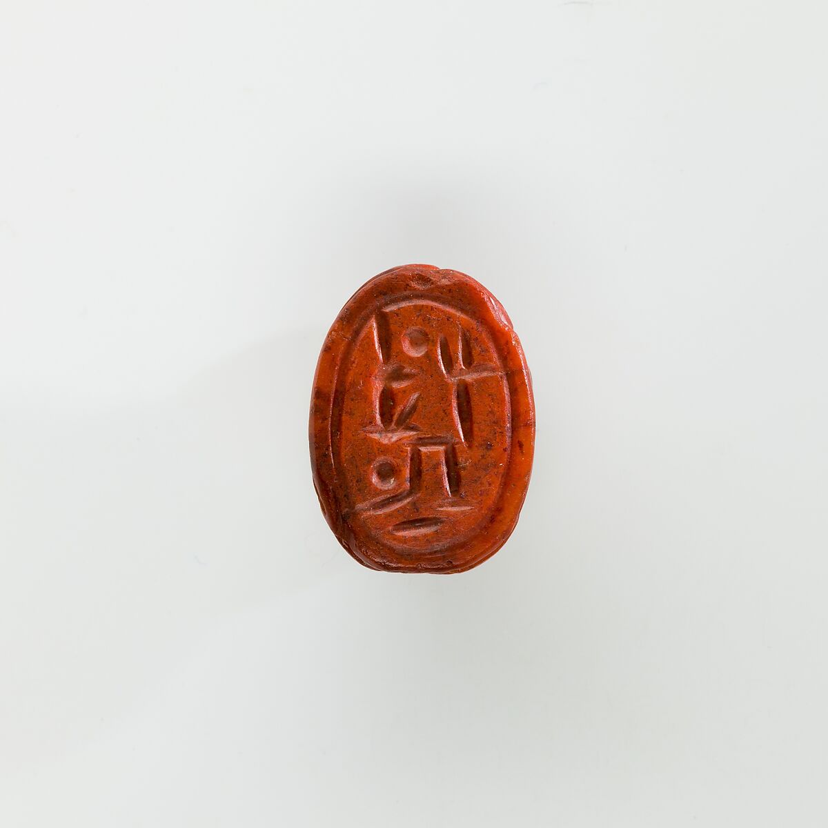 Scarab of Ramesses II, Red Jasper 