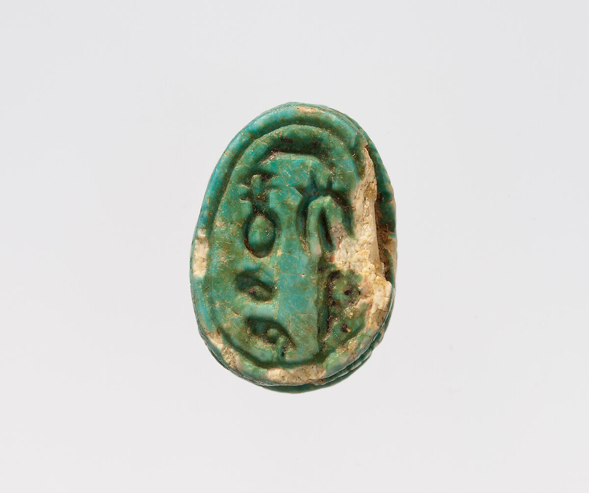 Scarab, Faience 