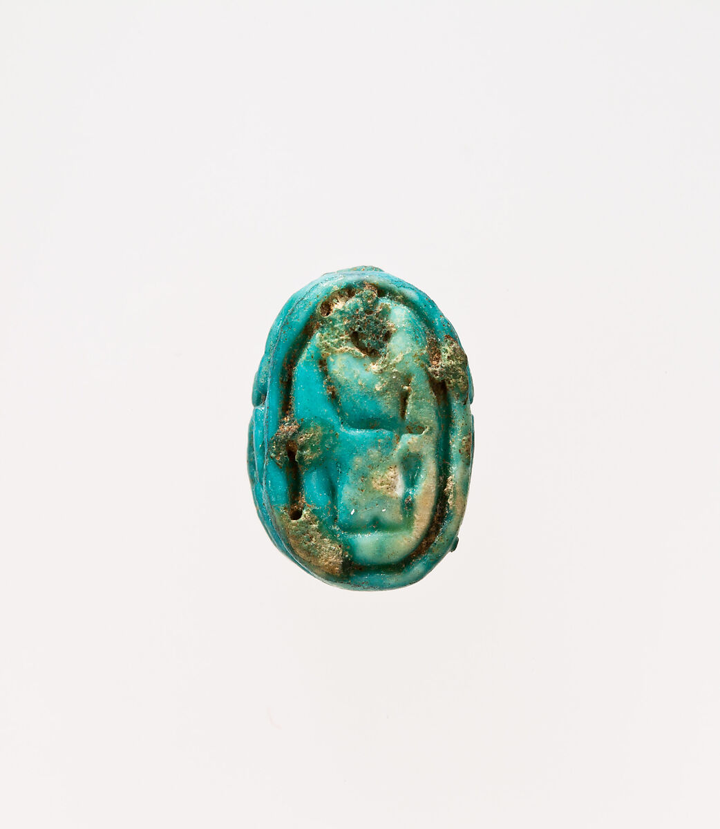 Scarab, Faience 