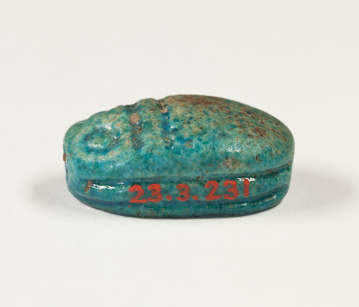 Scarab, Blue faience