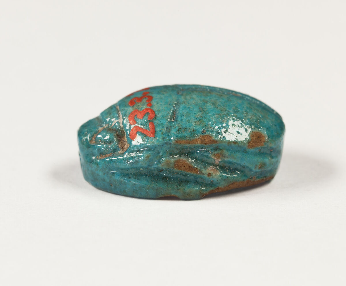 Scarab, Faience