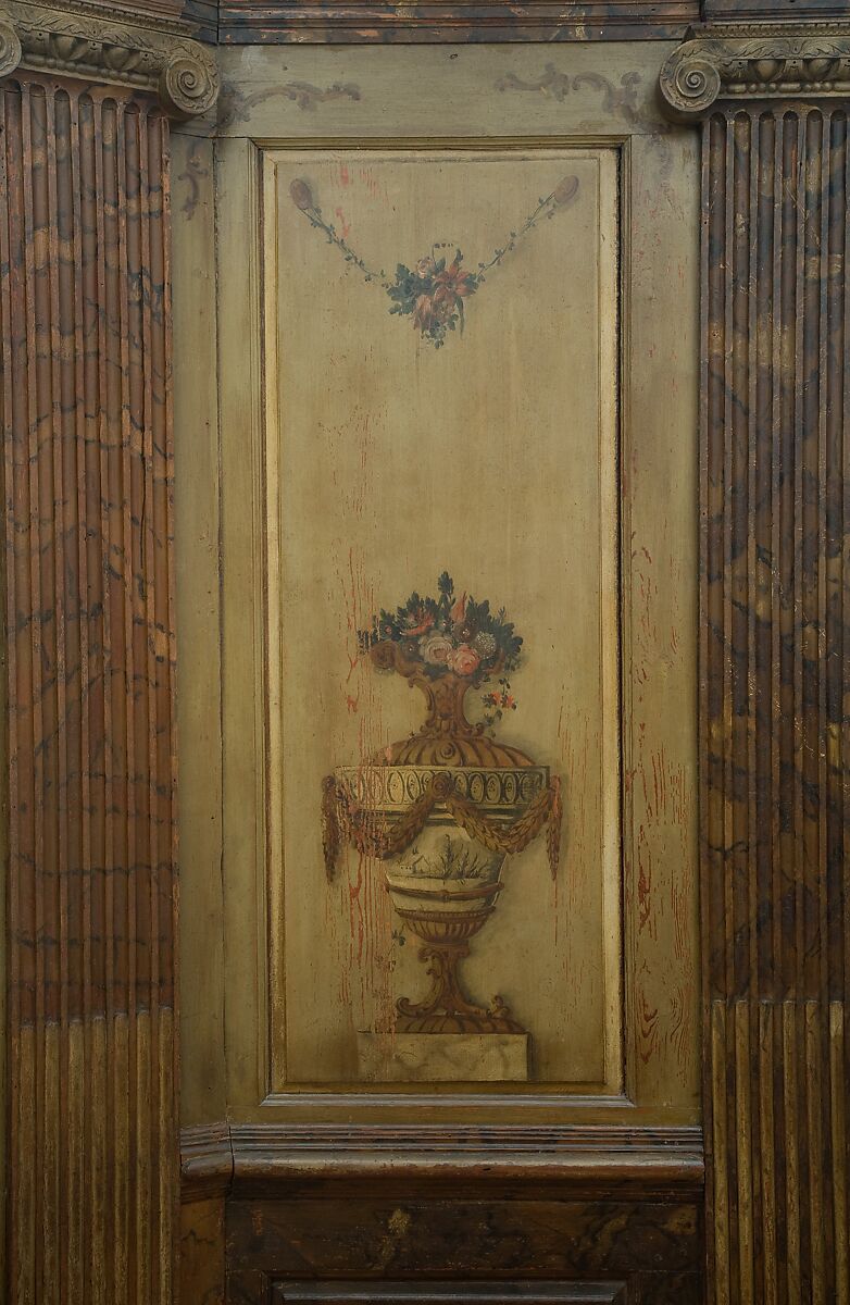 Paneling from the parlor of Marmion, King George County, Virginia, Pine and walnut, American