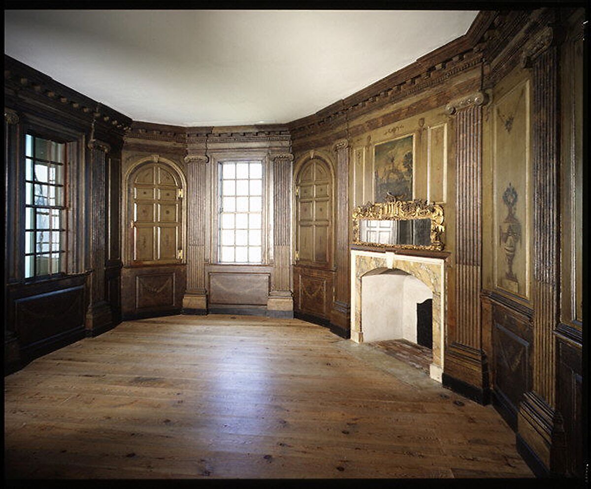 Paneling from the parlor of Marmion, King George County, Virginia, Pine and walnut, American
