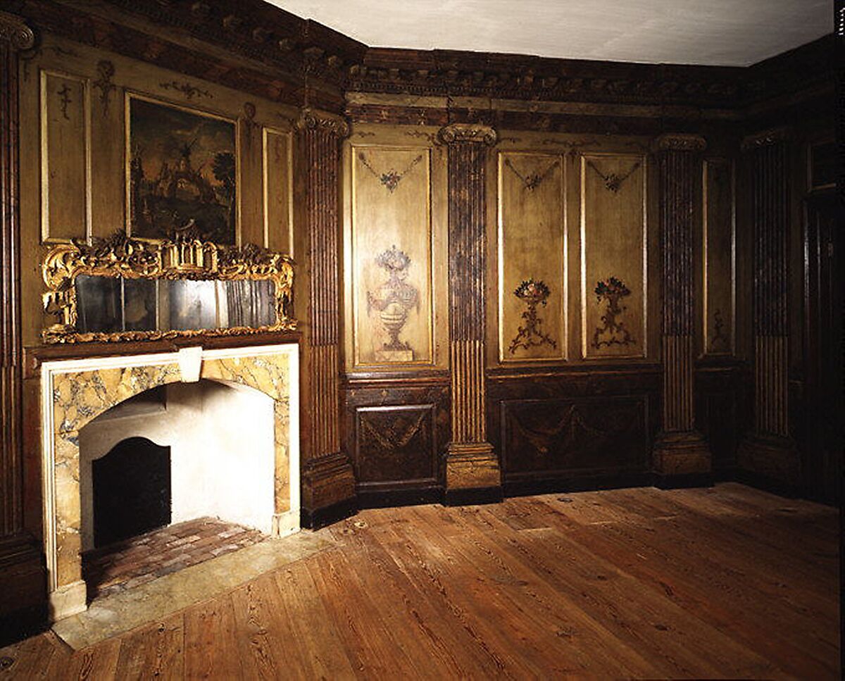 Paneling from the parlor of Marmion, King George County, Virginia, Pine and walnut, American