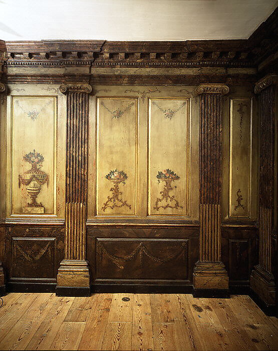 Paneling from the parlor of Marmion, King George County, Virginia, Pine and walnut, American