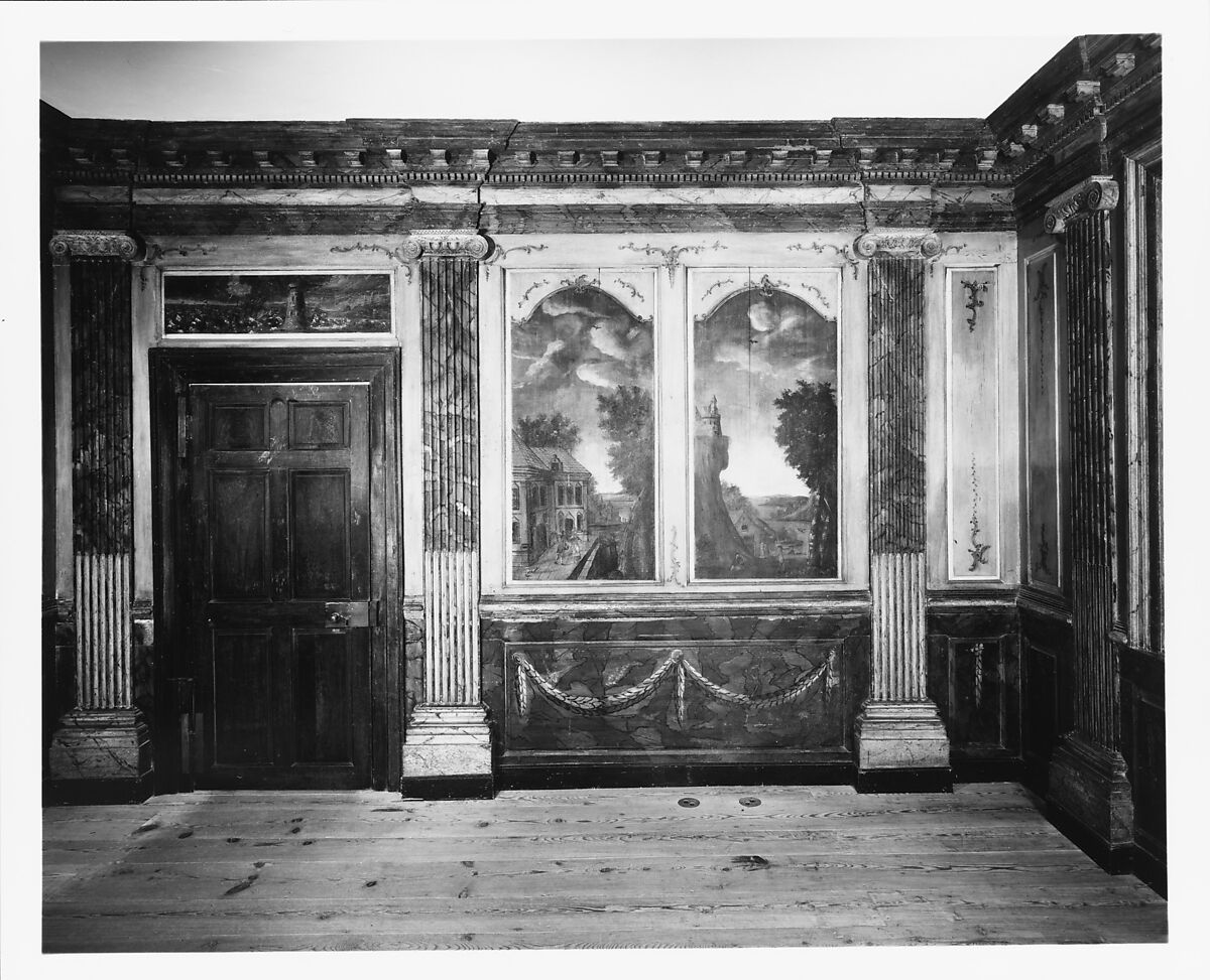 Paneling from the parlor of Marmion, King George County, Virginia, Pine and walnut, American