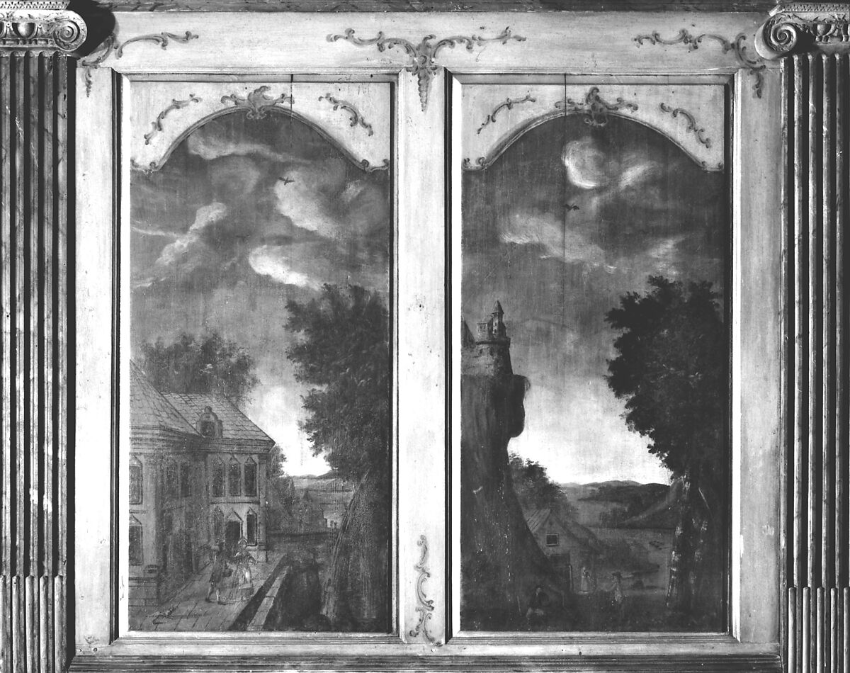 Paneling from the parlor of Marmion, King George County, Virginia, Pine and walnut, American