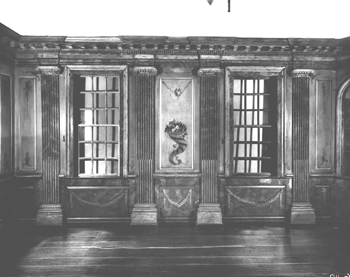 Paneling from the parlor of Marmion, King George County, Virginia, Pine and walnut, American