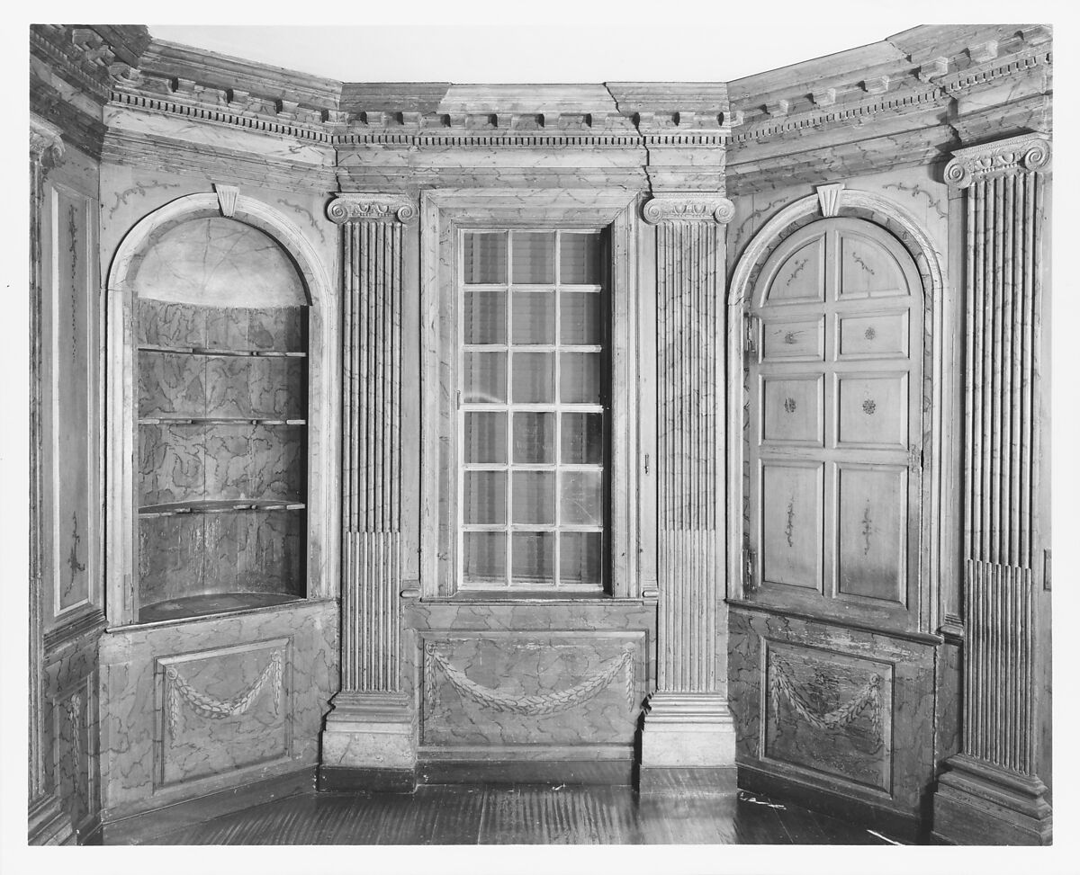 Paneling from the parlor of Marmion, King George County, Virginia, Pine and walnut, American