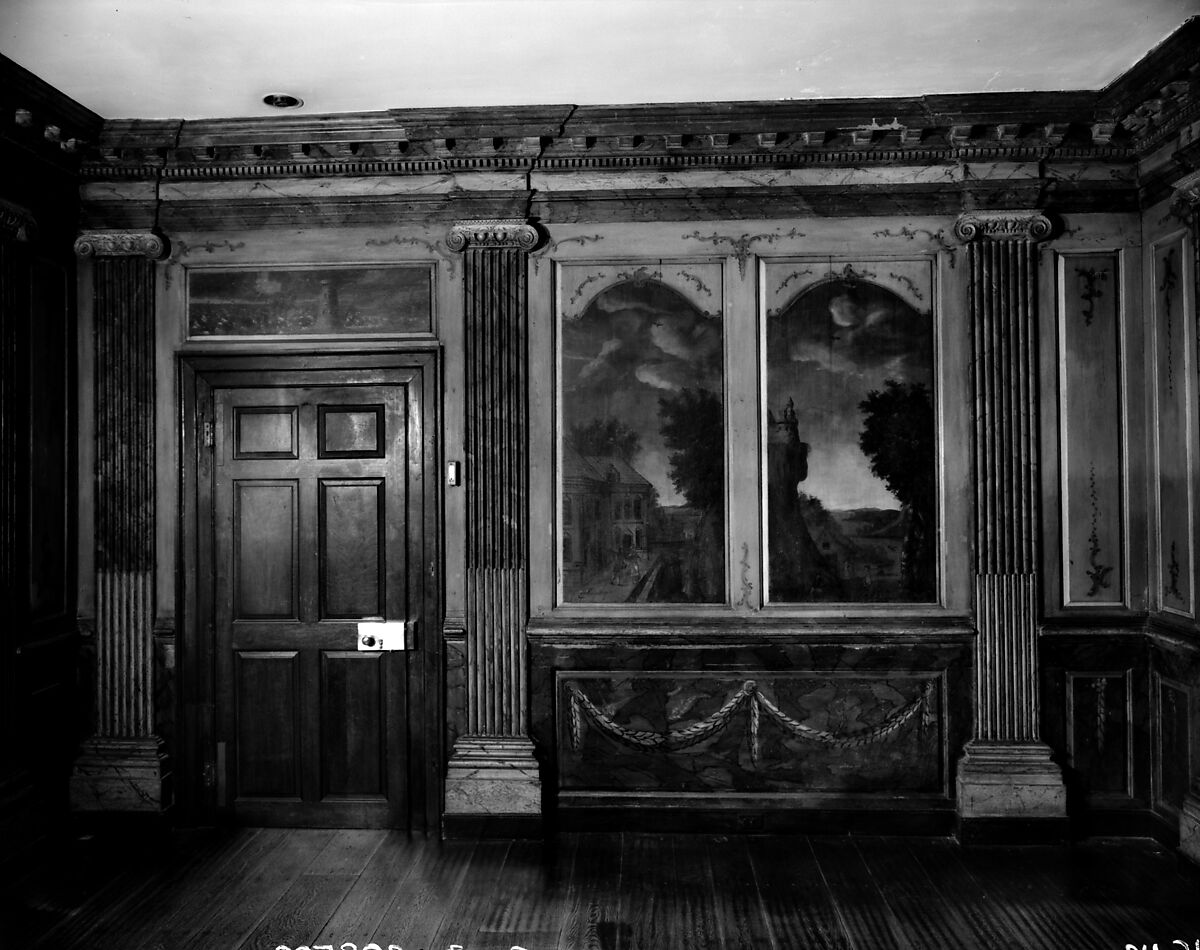 Paneling from the parlor of Marmion, King George County, Virginia, Pine and walnut, American