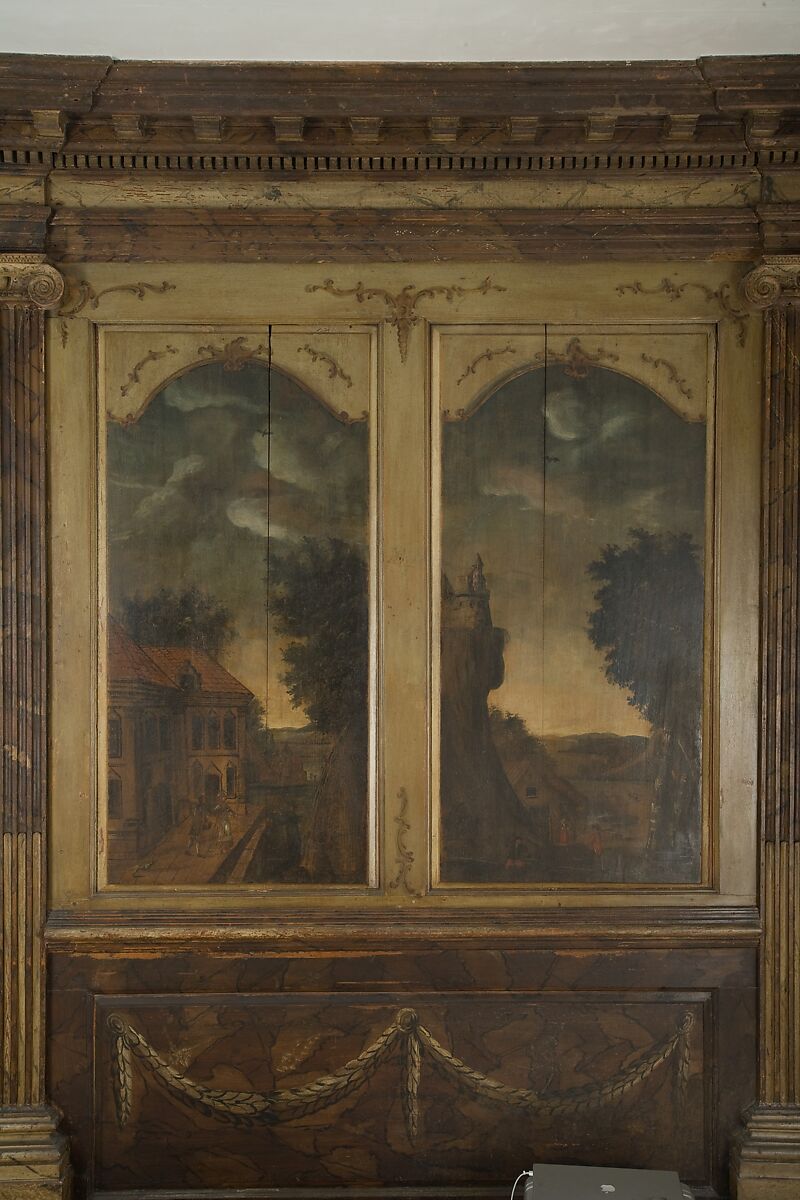 Paneling from the parlor of Marmion, King George County, Virginia, Pine and walnut, American