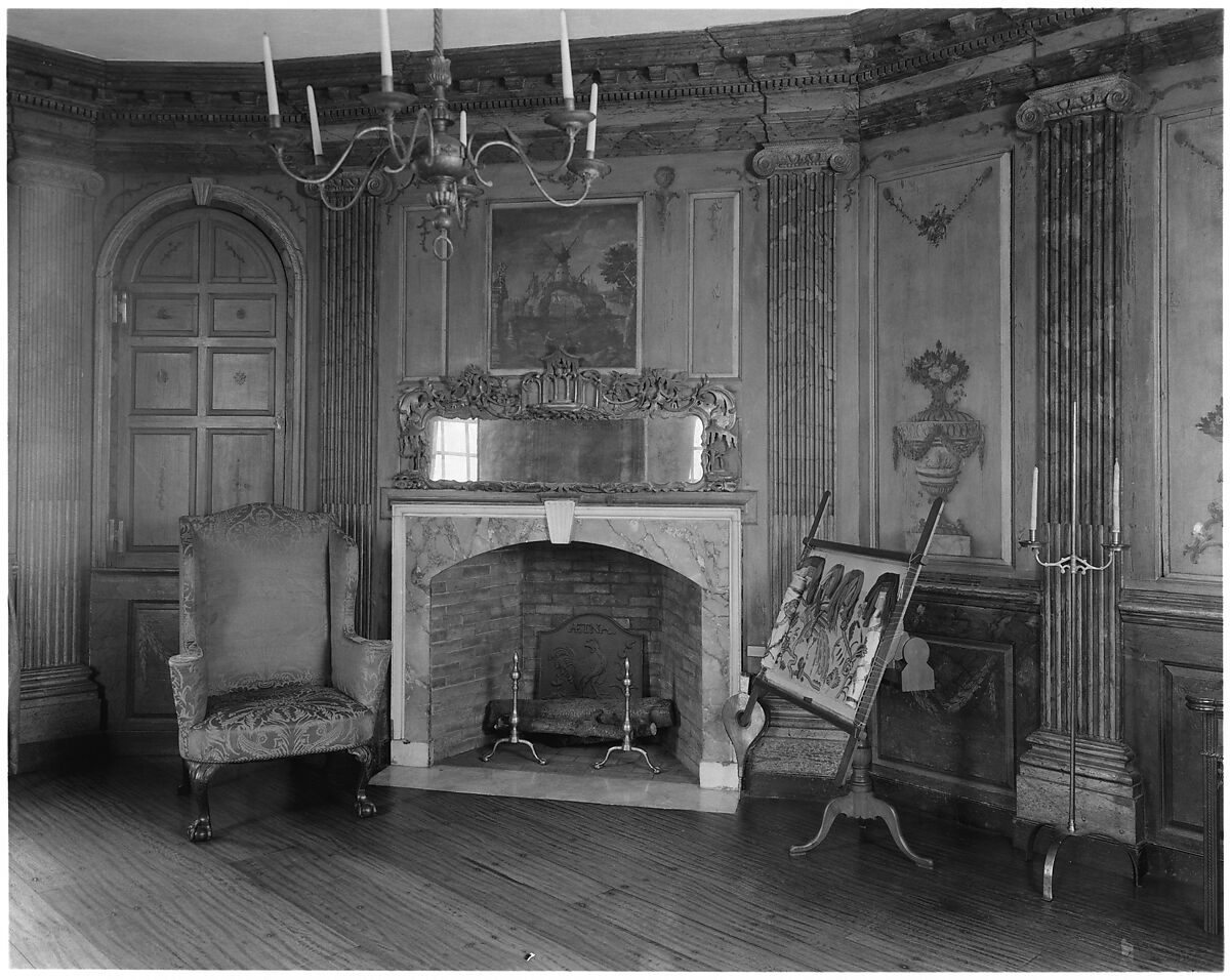 Paneling from the parlor of Marmion, King George County, Virginia, Pine and walnut, American