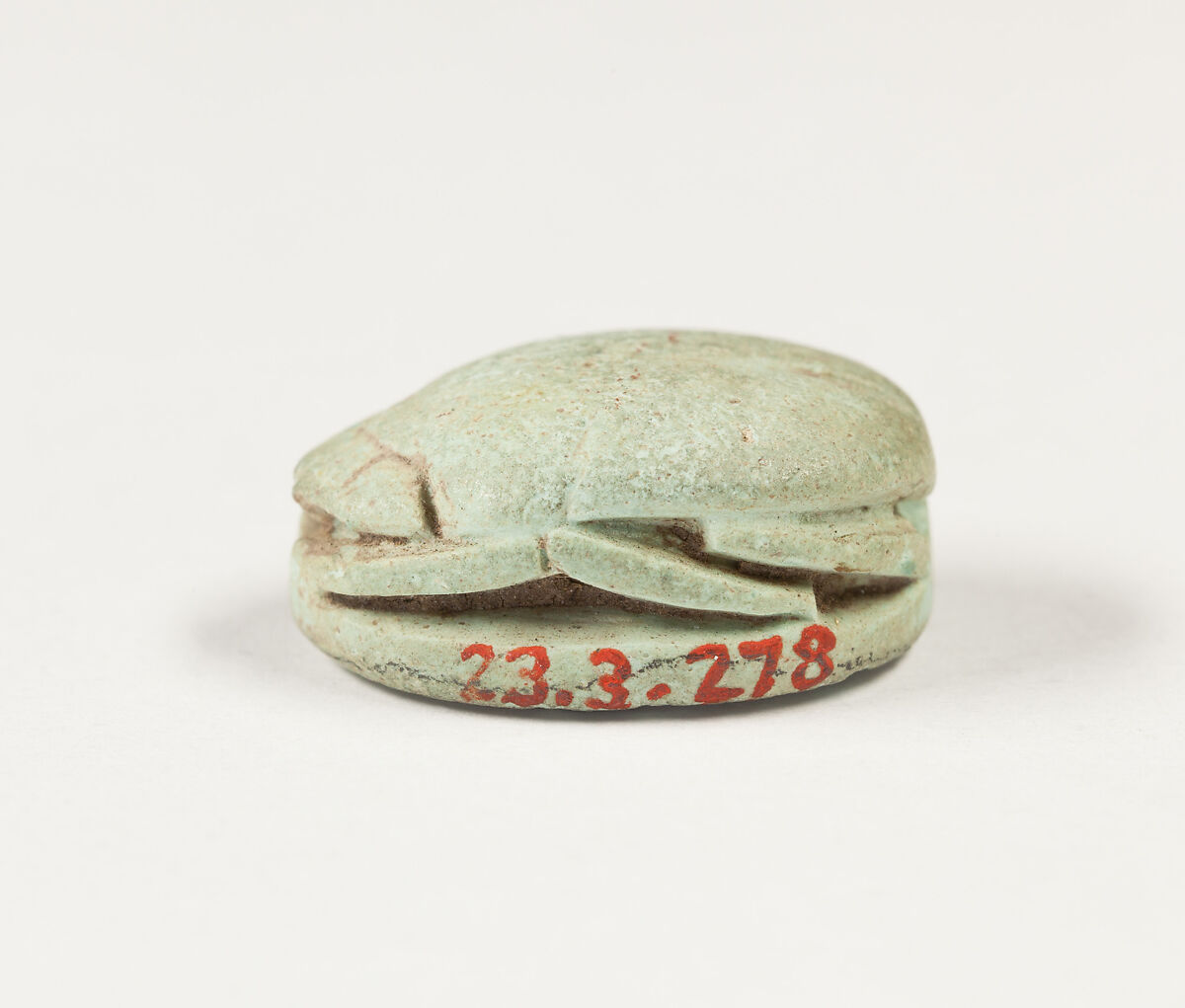 Scarab from Bead Net, Blue paste