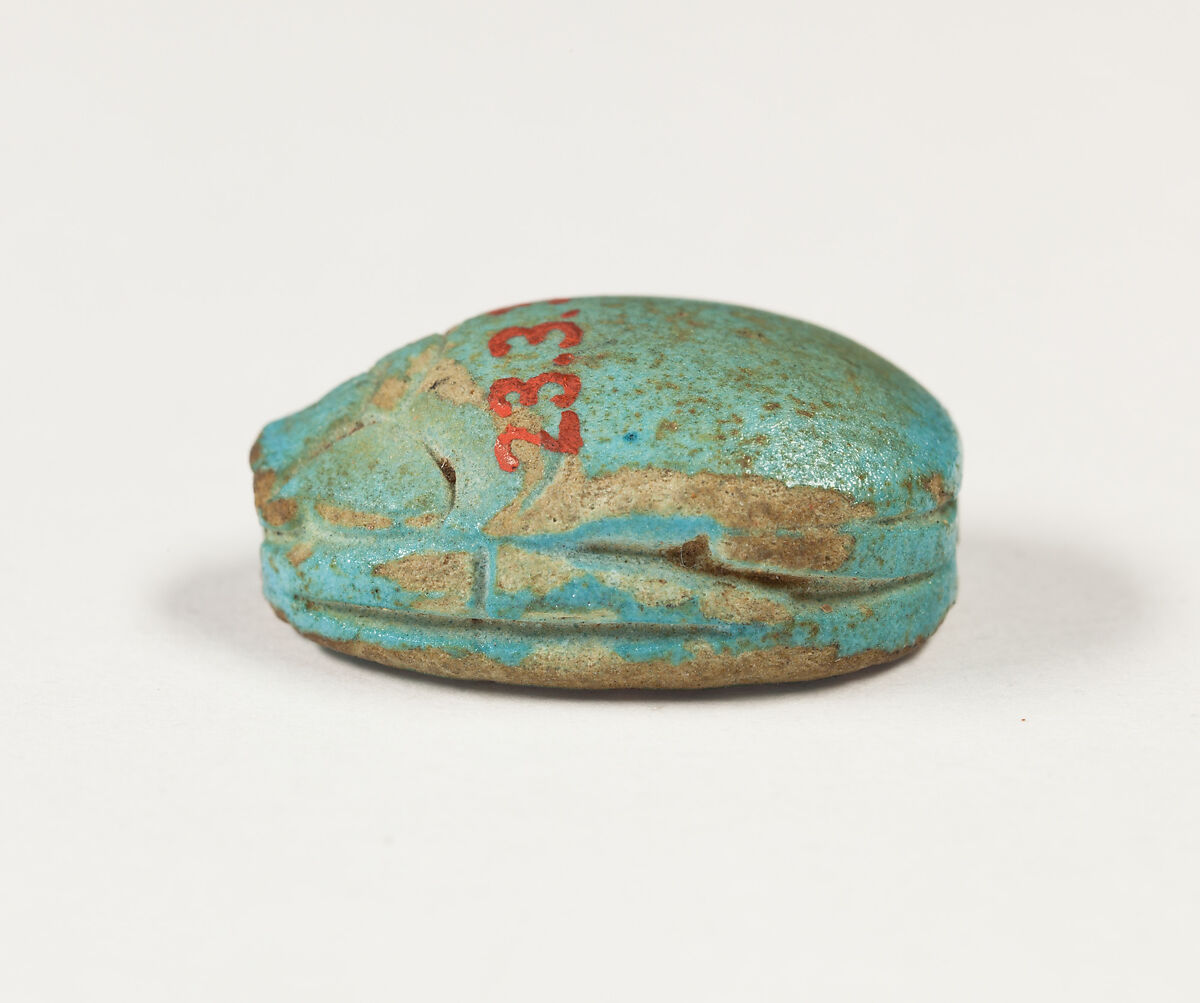 Scarab, Faience
