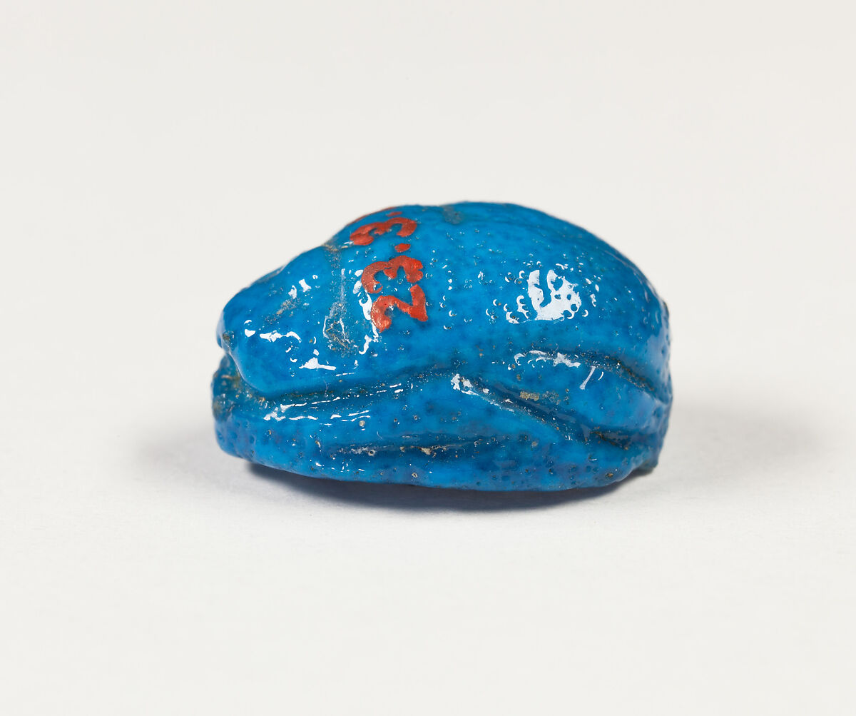 Scarab, Blue faience