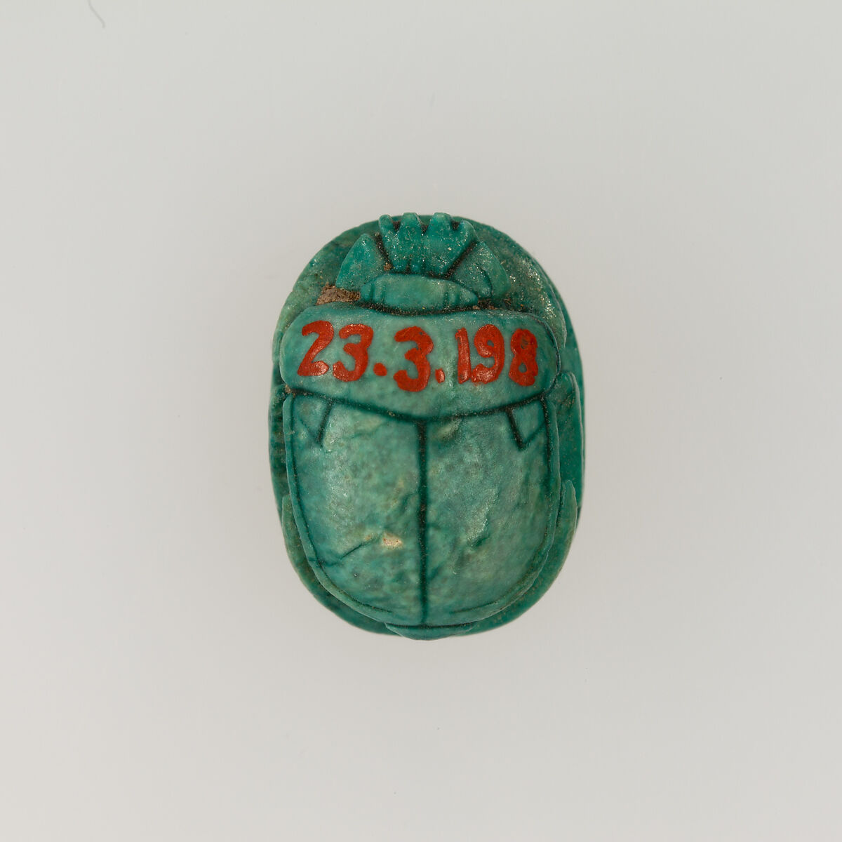 Scarab, Green steatite