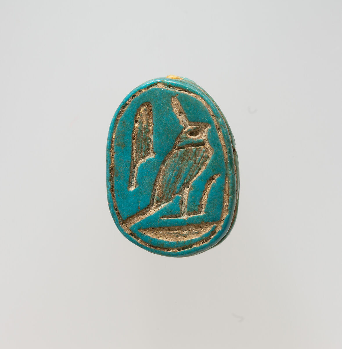 Scarab, Blue steatite 