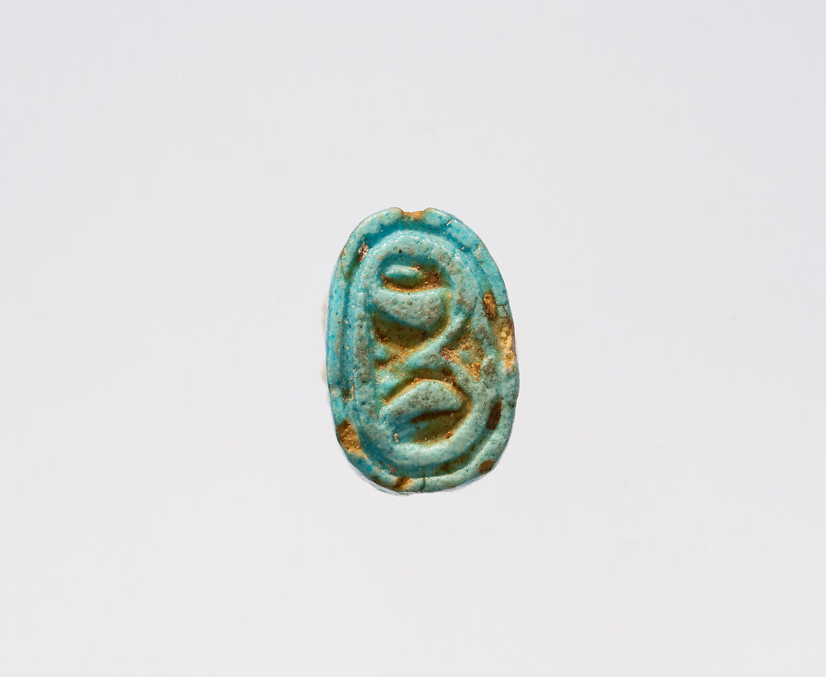 Scarab, Faience 