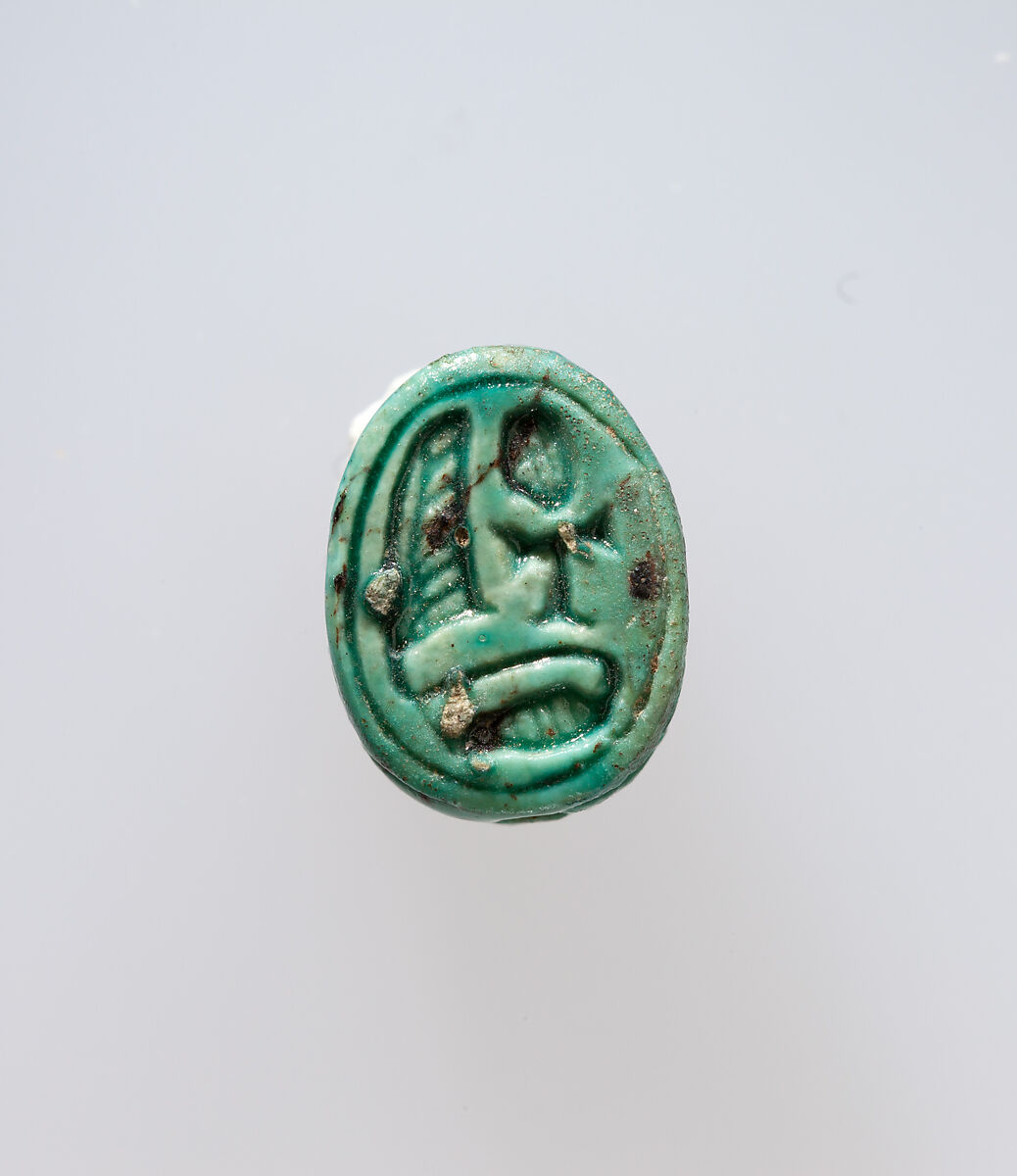 Scarab, Faience 