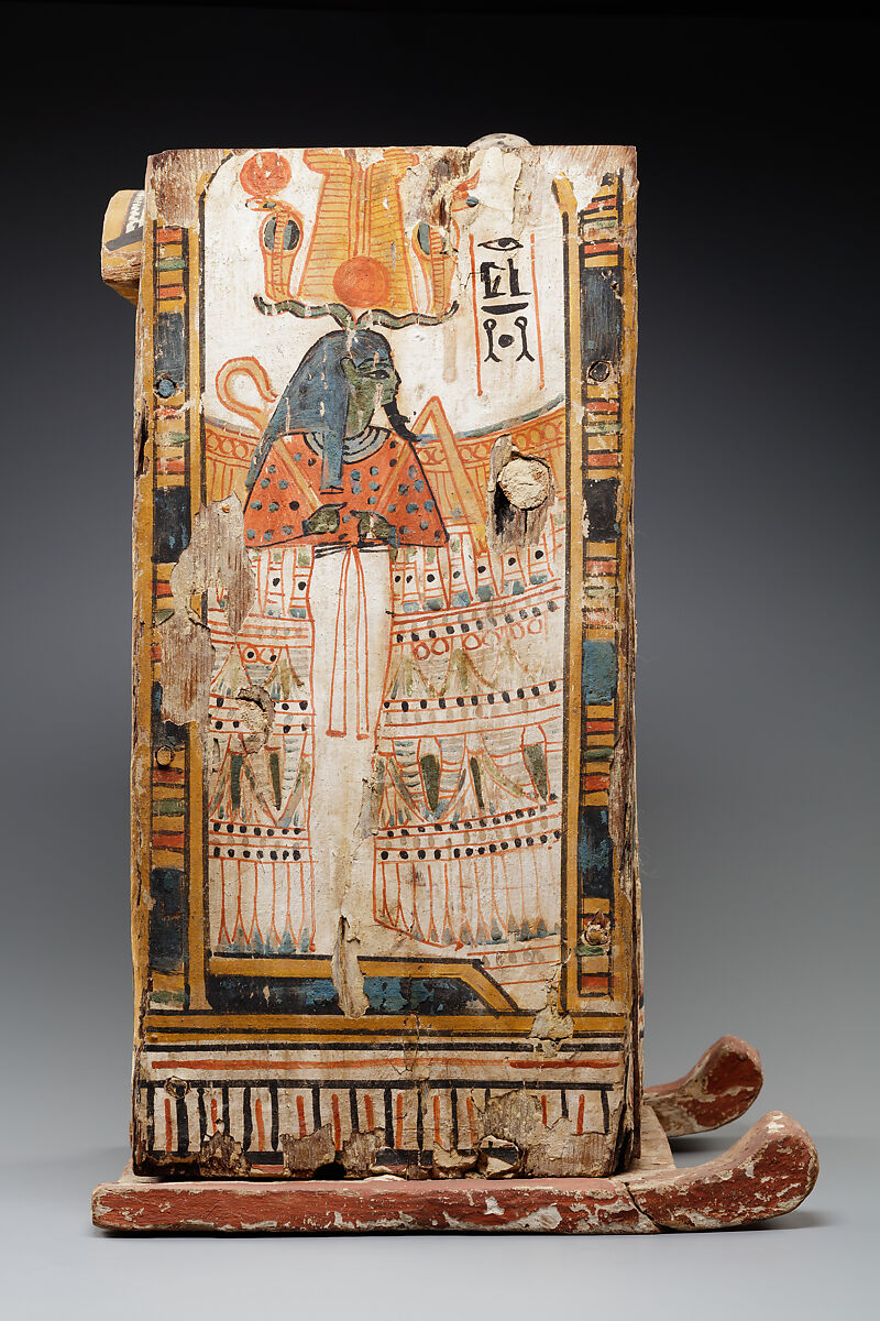 Shabti Box, Wood, gesso, paint