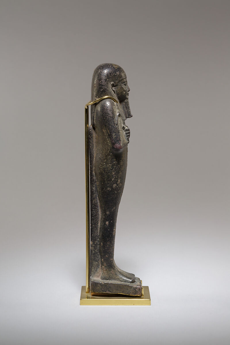 Shabti of Wahibre, whose mother was Tahetret, Faience
