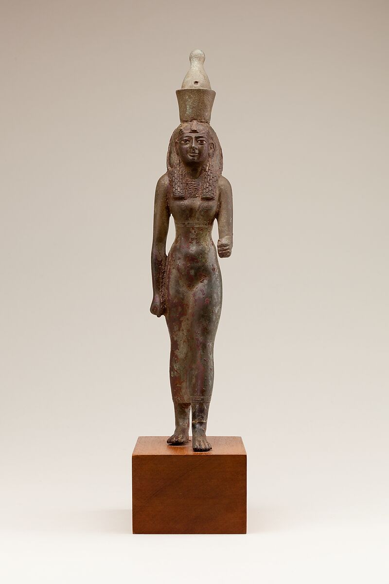 Statuette of Mut or Nekhbet, Cupreous alloy 